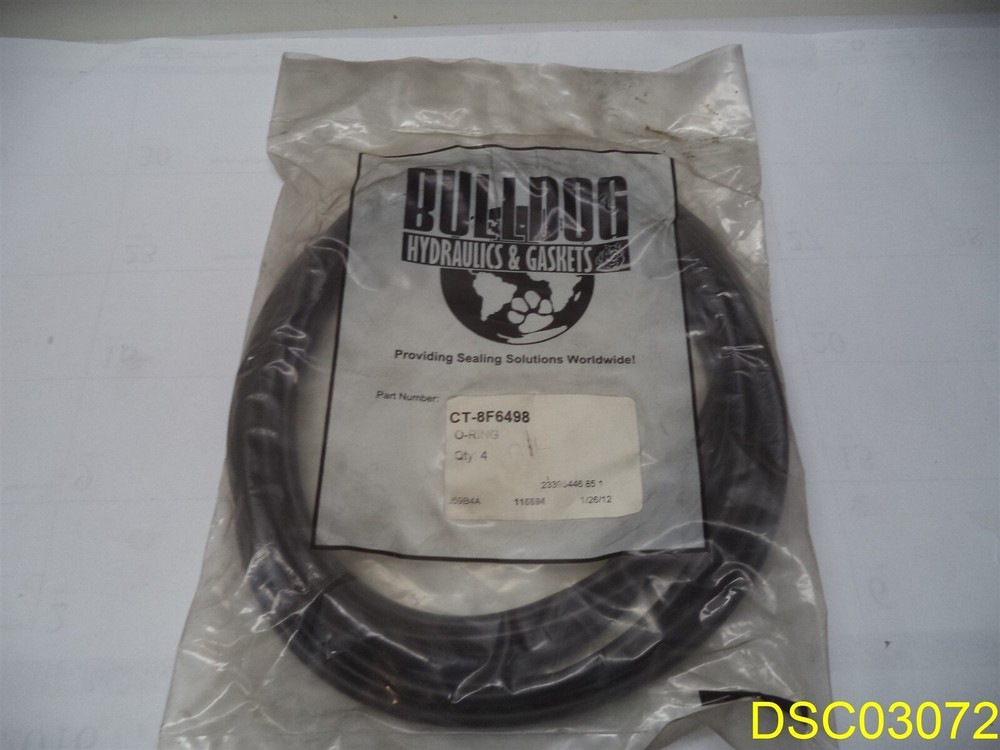 Qty = 4: 8F6498 Seal O Ring Fits Cat Caterpillar (583T 587R 587T)