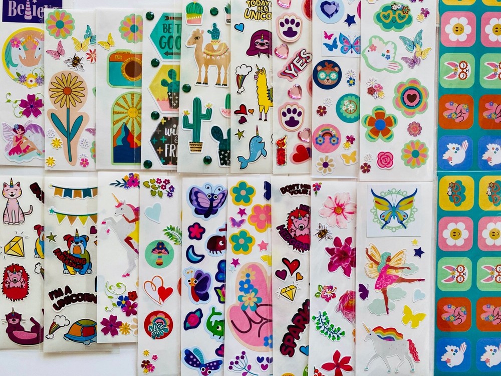 377+ STICKER Lot, Sandylion Hallmark Crafters Corner AGC Disney stickers