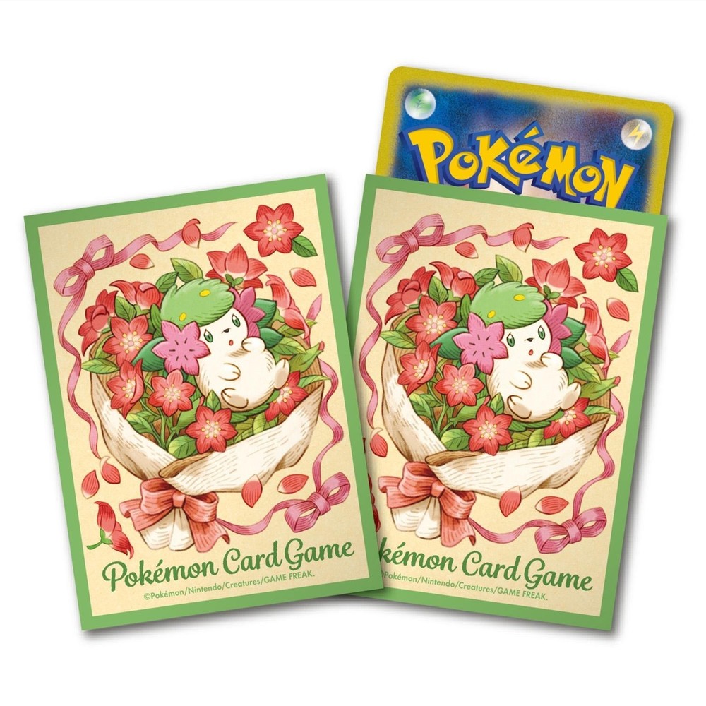 Pokemon Center Japan Card Sleeves Shaymin Deck Shields 64pcs Official Limited
