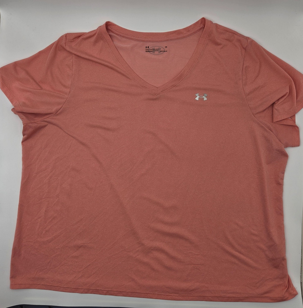 Under Armour t-shirt, HeatGear, orange, women's size 3X