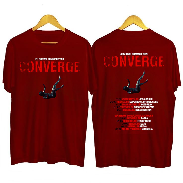 Converge Band 2026 T-shirt Unisex Cotton All Sizes Reprint BO2906