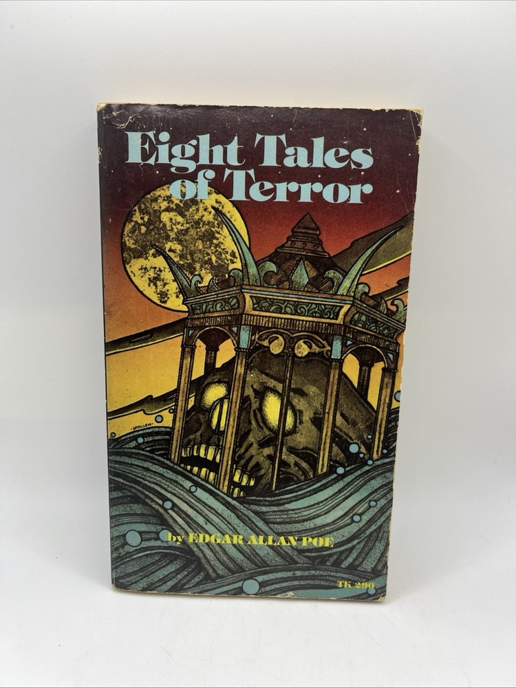 #5 Eight Tales of Terror by Edgar Allan Poe Scholastic TK 290 rare skull cover