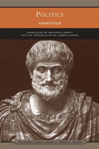 Politics (Barnes & Noble Library of Essential Reading) Aristotle paperback Used