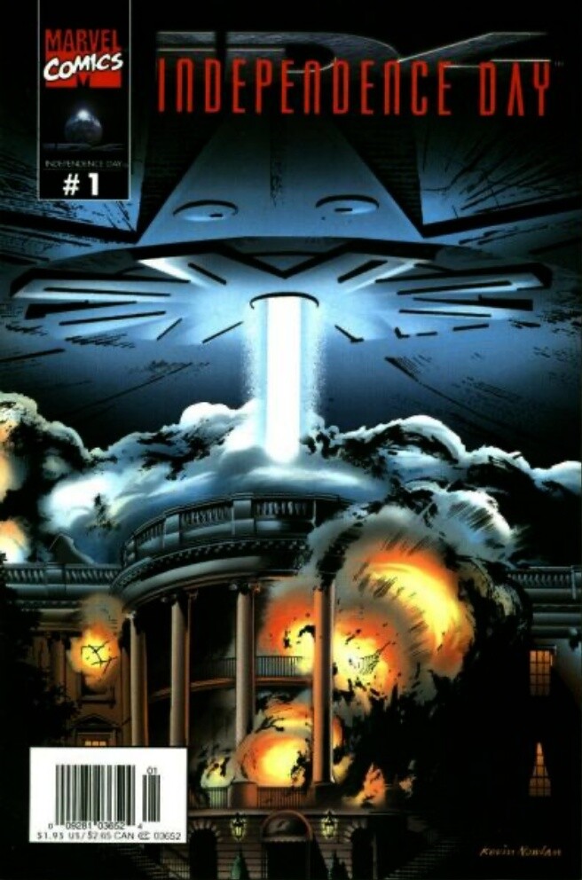 Independence Day #1 Direct Edition Cover (1996) Marvel Comics