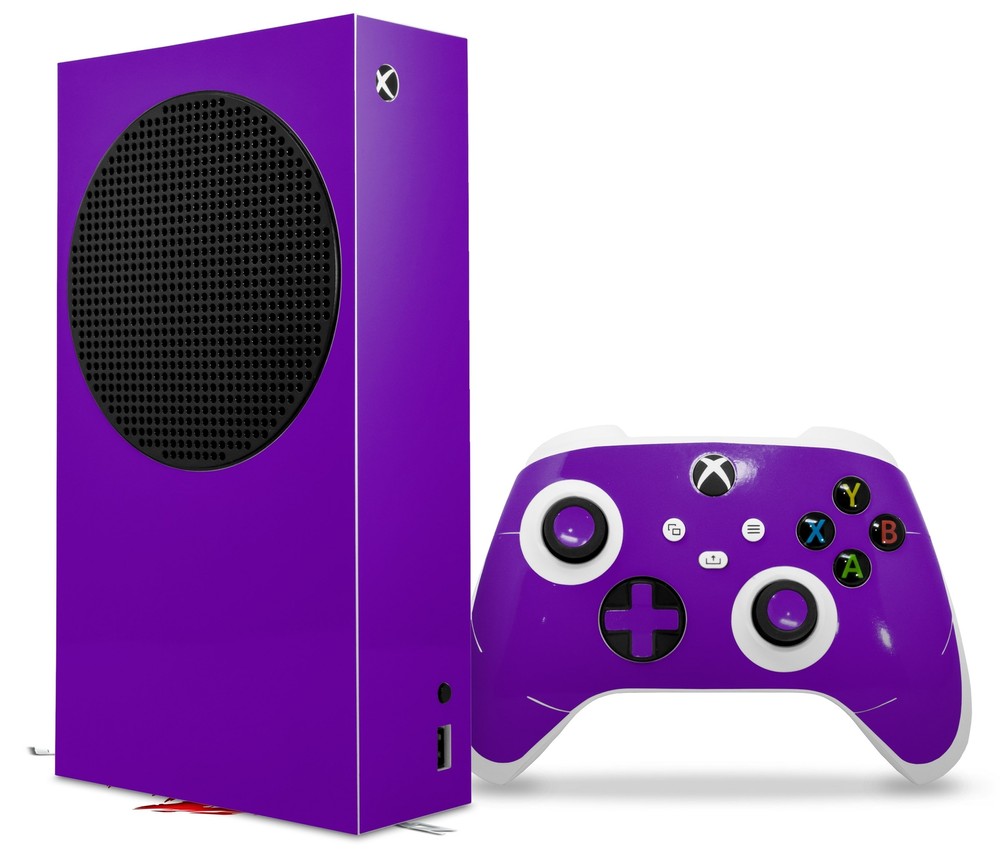 Skins XBOX Series S Console Controller Solids Collection Purple