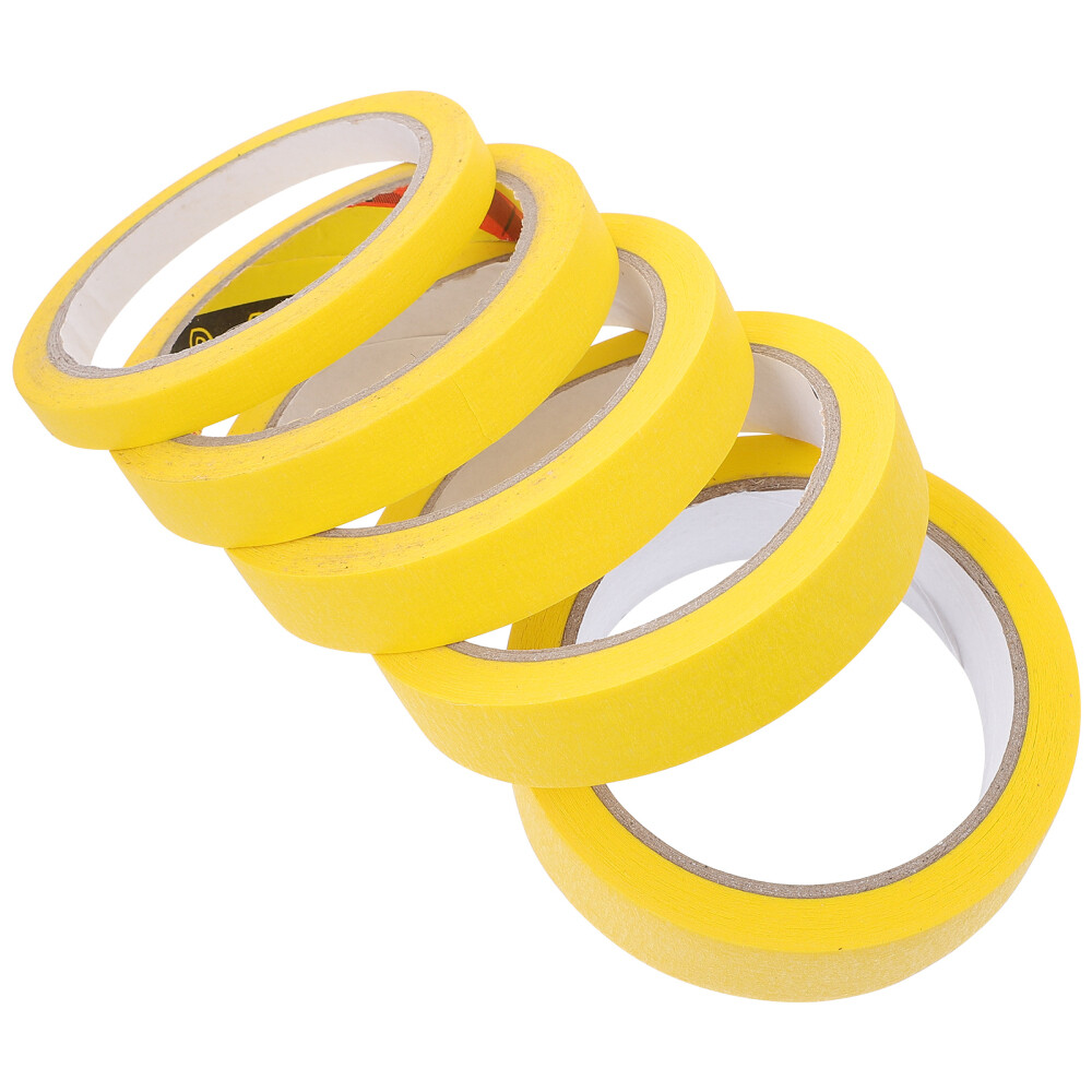 5 Rolls Automotive Refinish Masking Tape Auto Body Paint Tape
