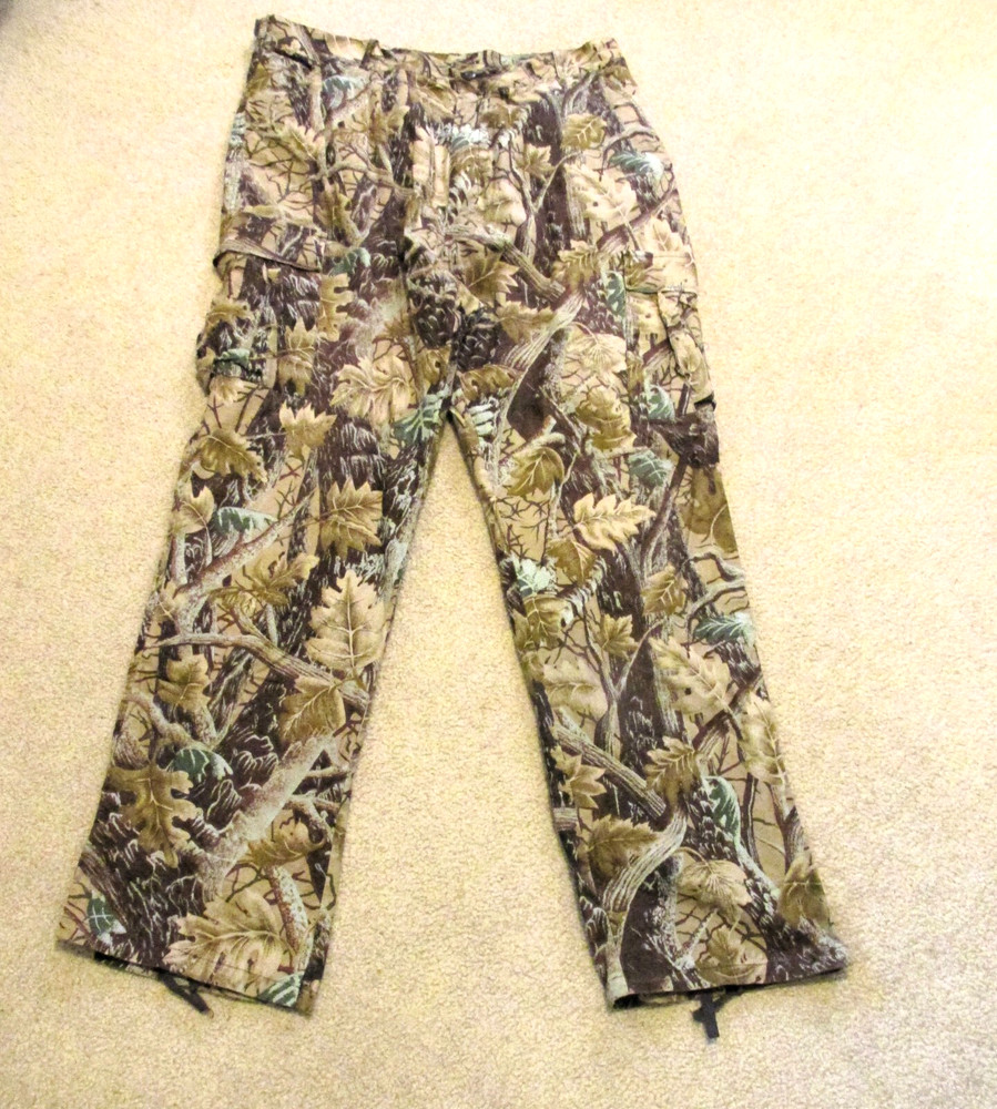 MASTER SPORTSMAN Mens XL Cargo Camo Hunting Pants Adjustable