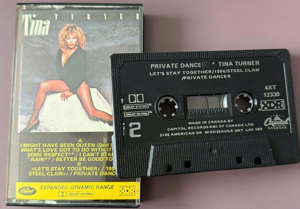 Tina Turner - Private Dancer Cassette Tape VG+ C28