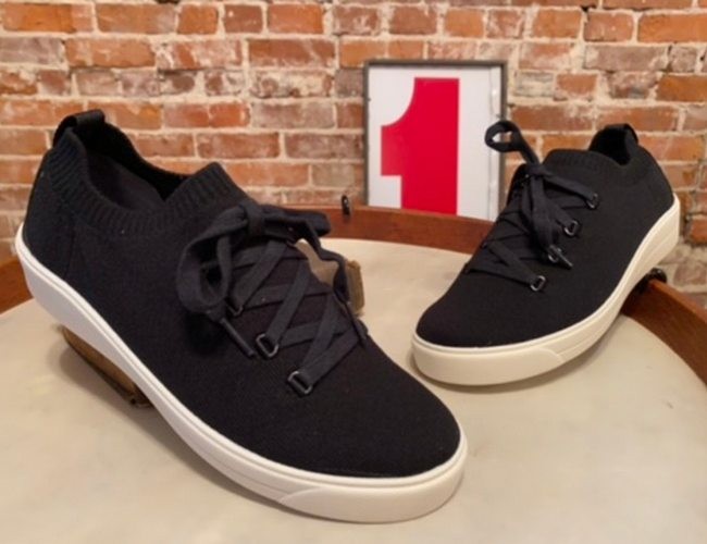 Ryka Black Heathered Knit Viona Slip-On Sneaker Shoes 11 New Sale
