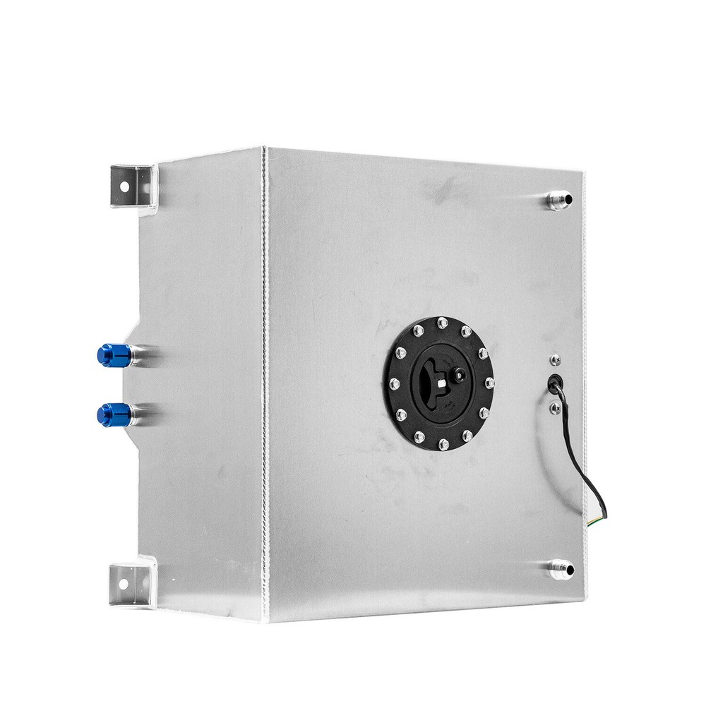 Universal Polished Aluminum 15 Gallon 60L Fuel Cell Gas Tank With Level Sender/