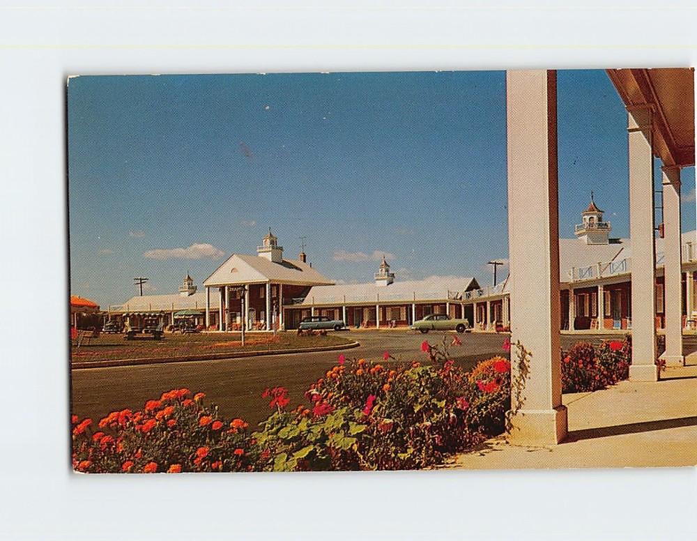 Postcard Martha Washington Motel Waldorf Maryland USA