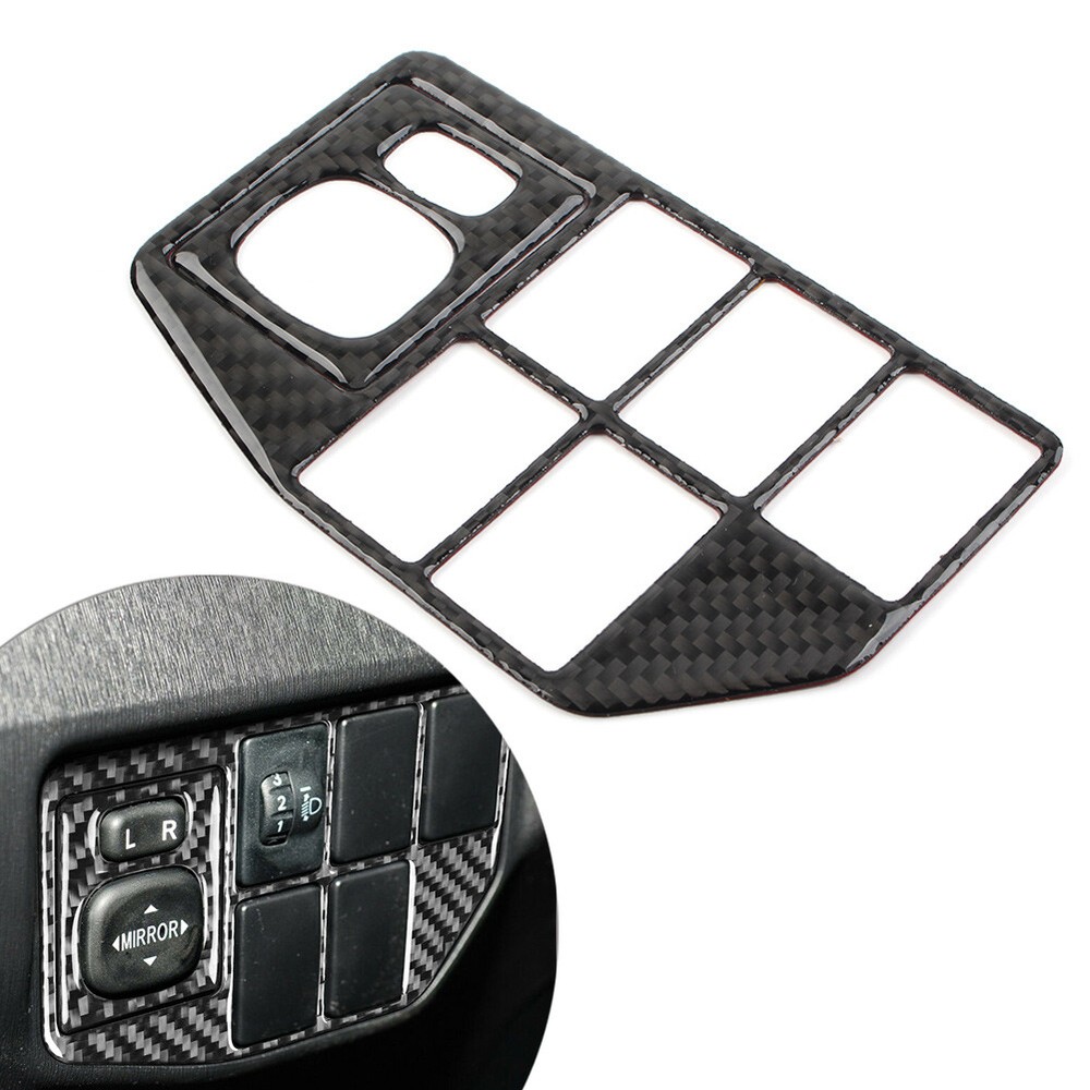 LHD Car Headlight Lamp Switch Button Trim Frame For Toyota Prius 2012-2015
