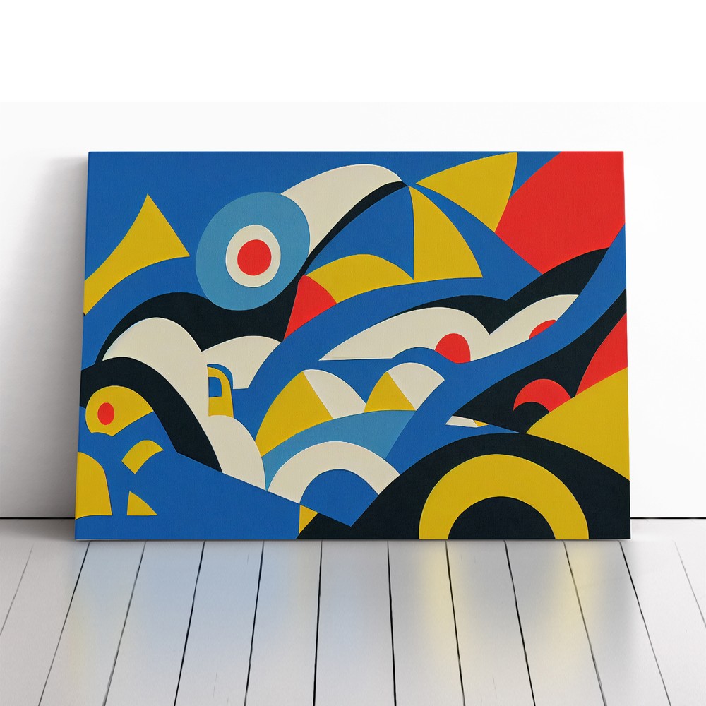 Vivid Abstract Art Canvas Wall Art Print Framed Picture Home Decor Living Room