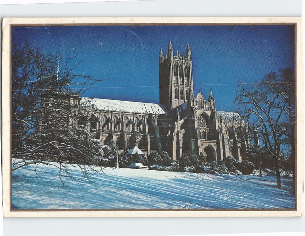 Postcard Washington National Cathedral Washington DC USA