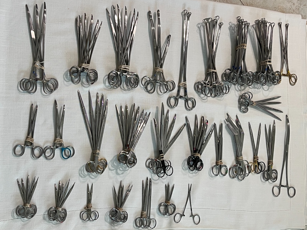 Assorted Lot of 119 Various Brand & Size Of OR Medical Surgical Instruments, S.S