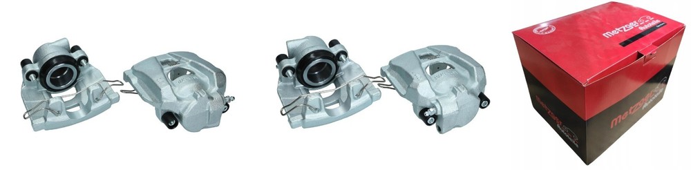 2x Metzger Brake Caliper for Audi A4 B8 A5 8TA FRONT LEFT RIGHT