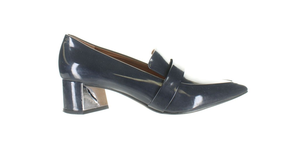 Franco Sarto Womens Giovanni Blue Heels Size 7 7812909