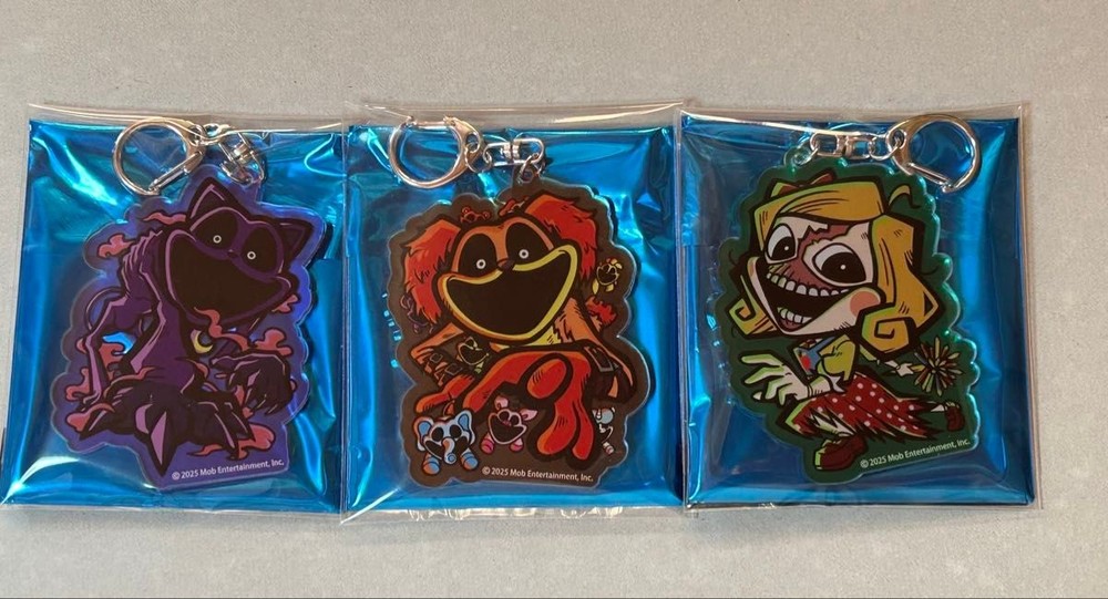 Poppy Playtime Cafe Collab Trading Acrylic Keychains Set Catnap DogDay  Delight