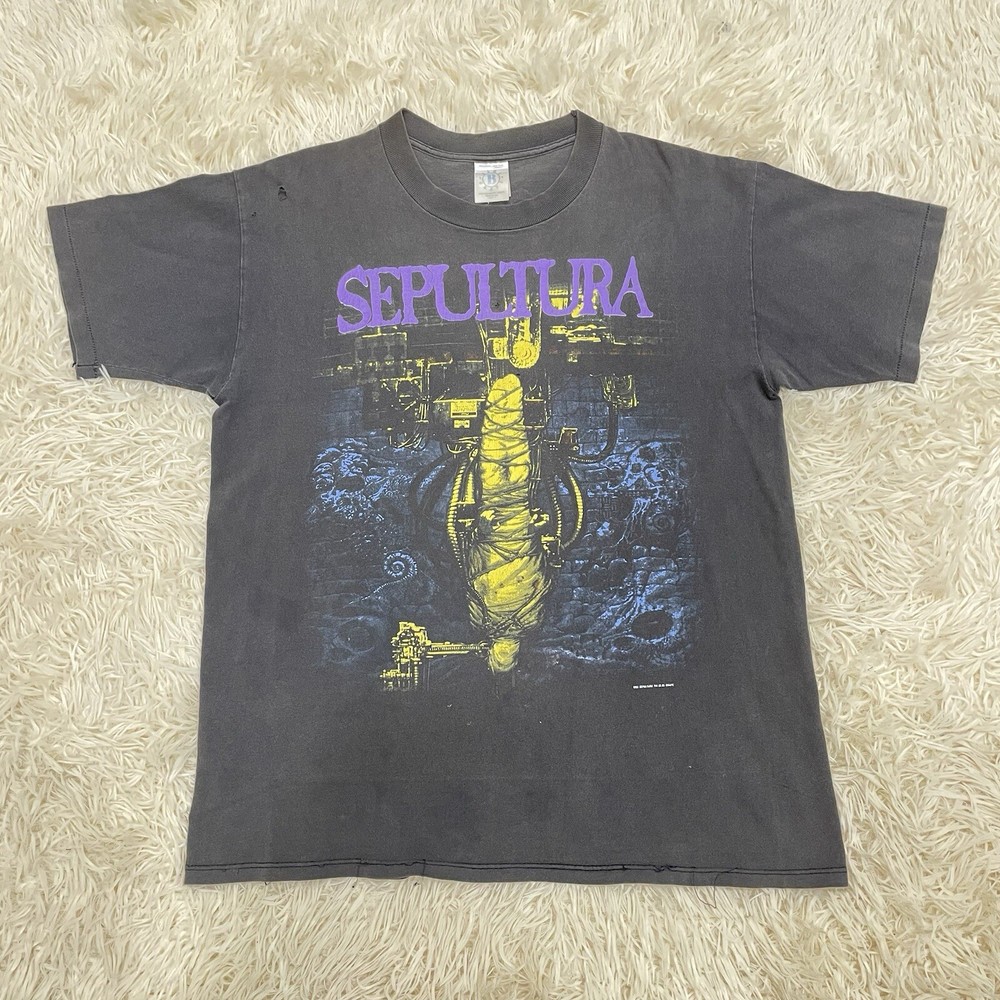 💥Very Rare 90's Sepultura Chaos AD Europe Distressed Vintage