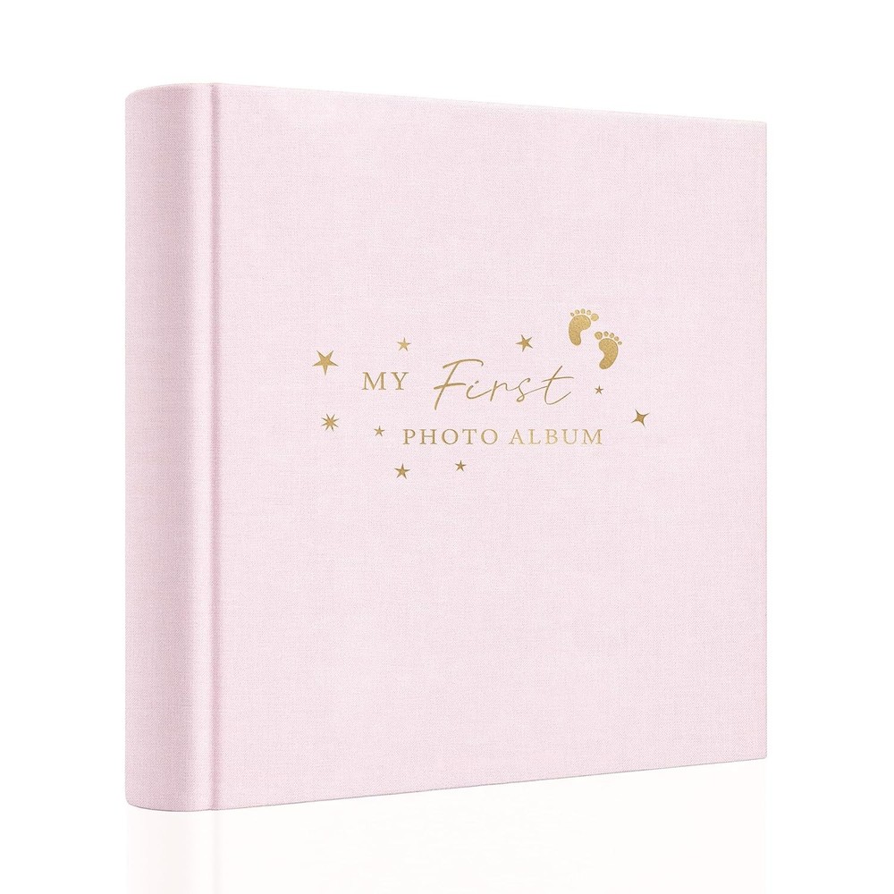 Baby Photo Album 4x6 100 Pockets with Writing Area Picture Album Memory Book