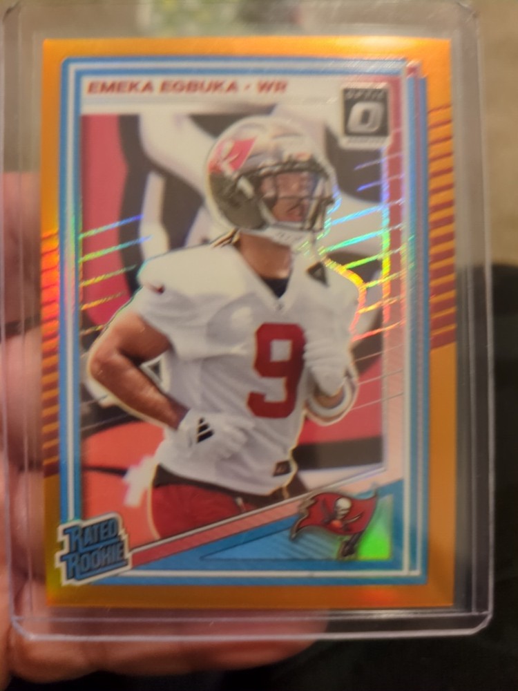 2025 Panini Donruss Optic Football - Emeka Egbuka RR Orange Prizm 72/299