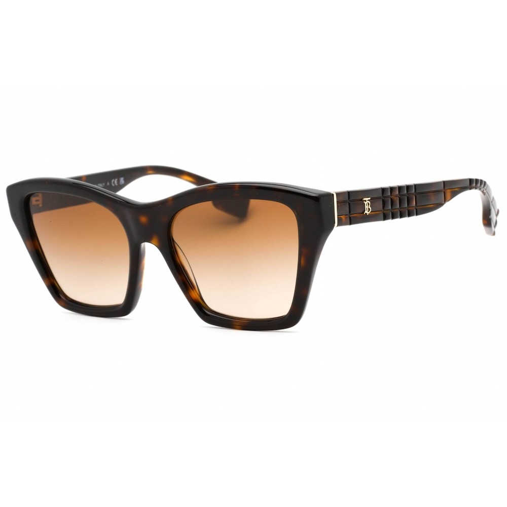 Burberry Women's Sunglasses Dark Havana Frame Brown Gradient Lens 0BE4391 300213