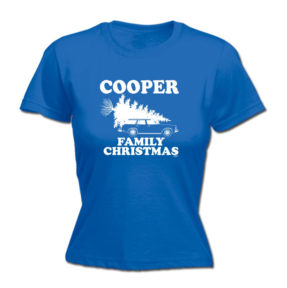 Christmas Family Cooper - Womens T Shirt Funny T-Shirt Novelty gift tshirt
