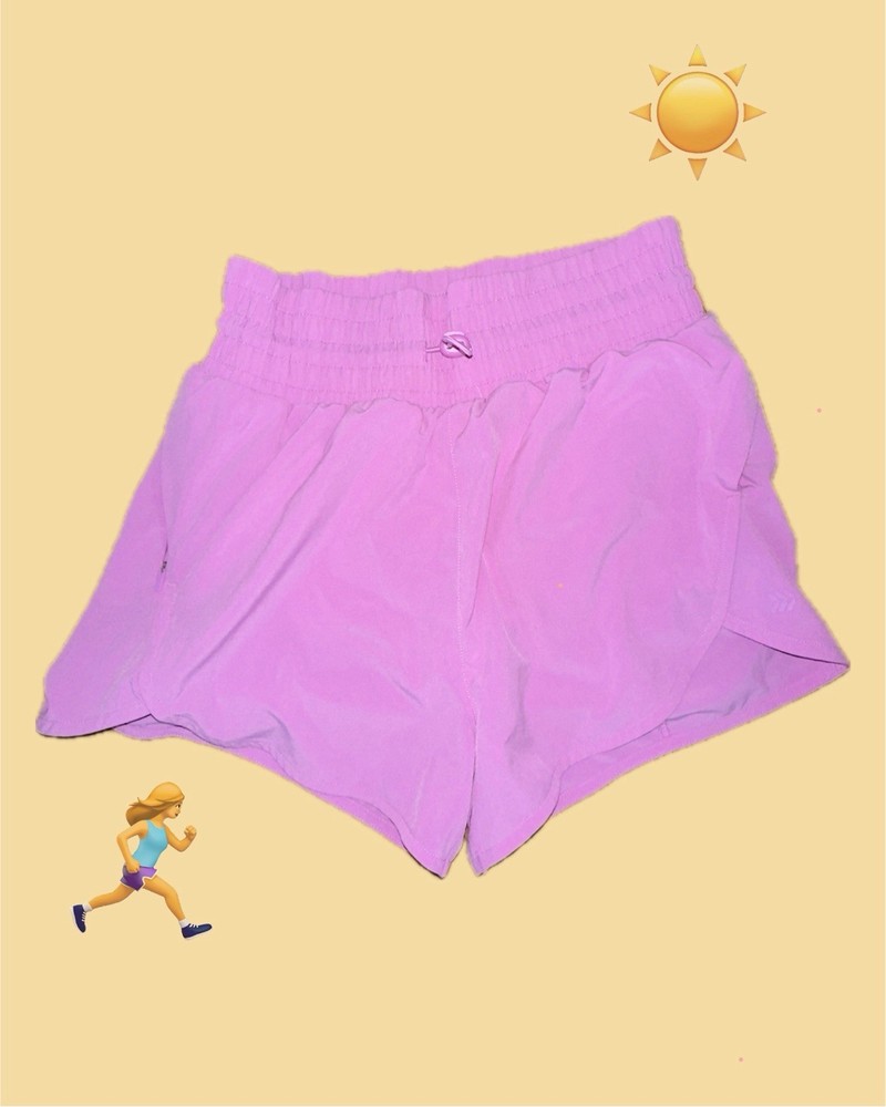 All in Motion Women's Purple High-Rise Flex Drawstring Shorts - Size XS - NWT