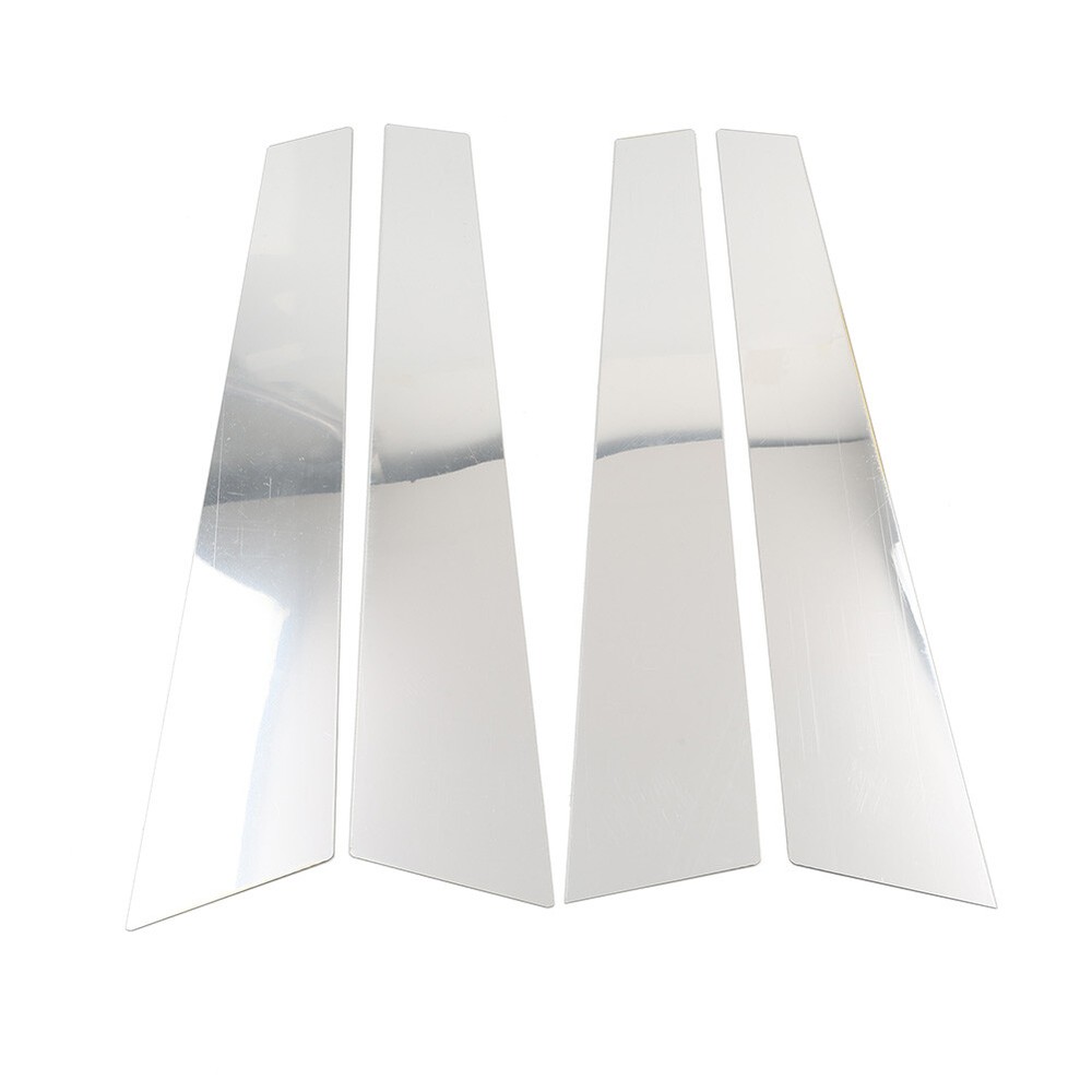 1 Set of Pillar Post Door Window Cover Trim Kit For Porsche Panamera 2009-2016