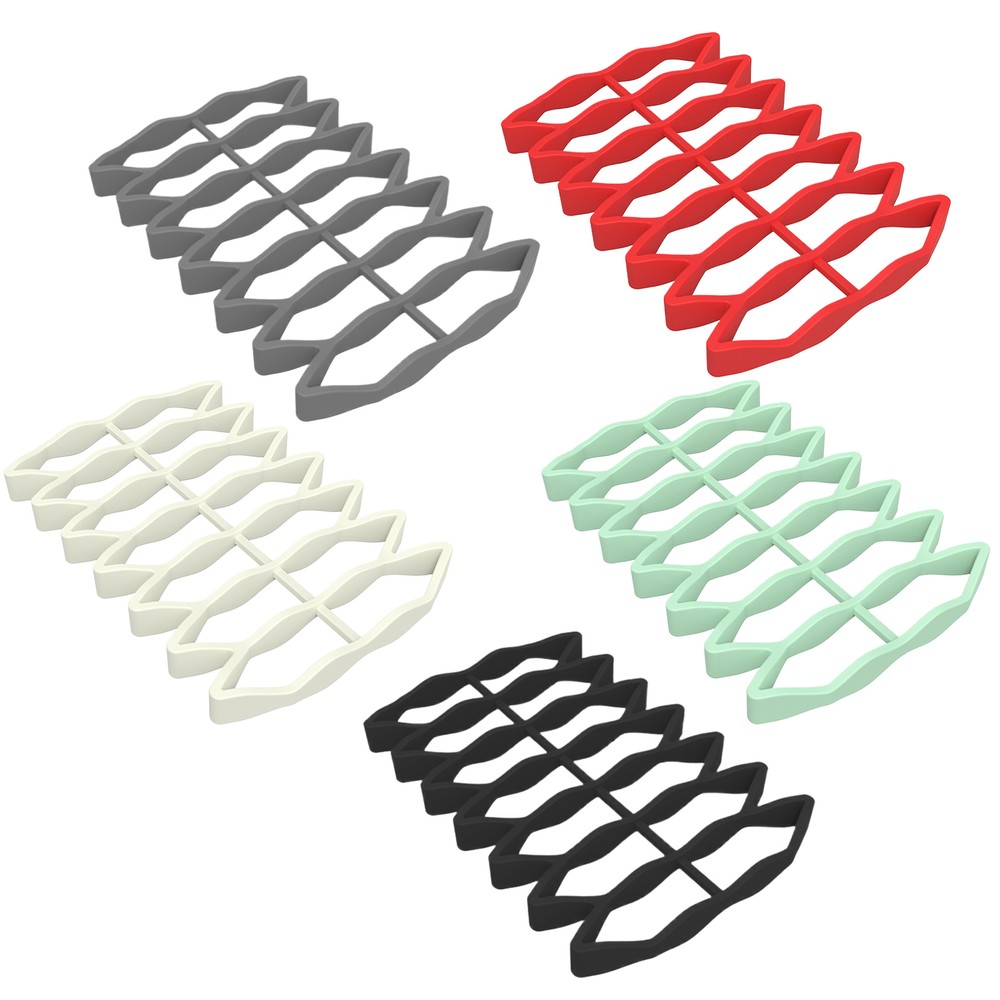 Nonstick Silicone Roast Rack / Trivet Slow Cooking Rack Cooking & Roasting