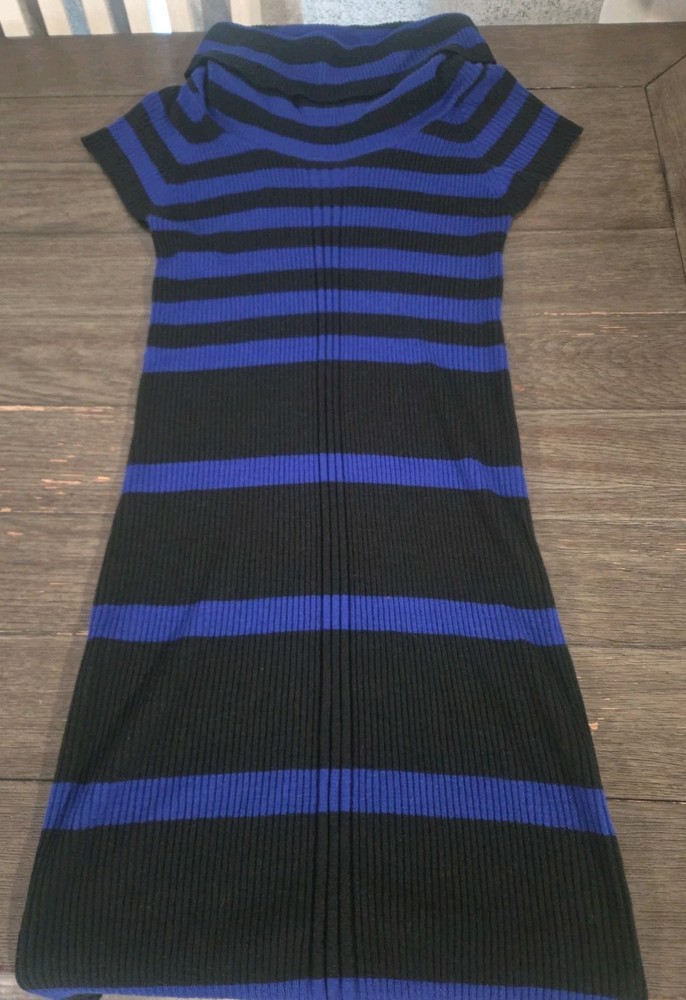Jennifer Lauren cowl neck striped knit dress. Plus size 2X. Excellent condition!