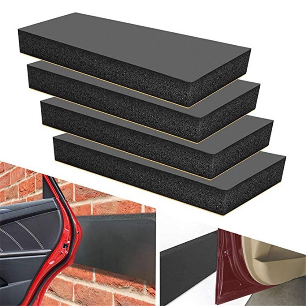 4Pcs Garage Car Door Protector-Wall Corner Bumper Guard Foam Block For Parking