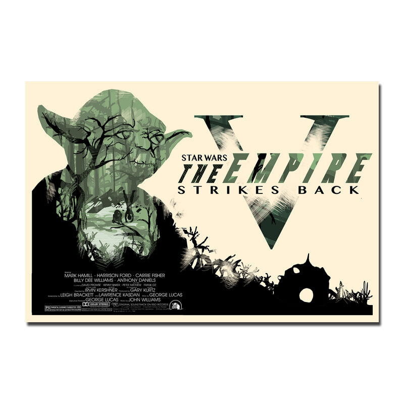 Yoda Master Jedi Star Wars Wall Art Poster US 81287