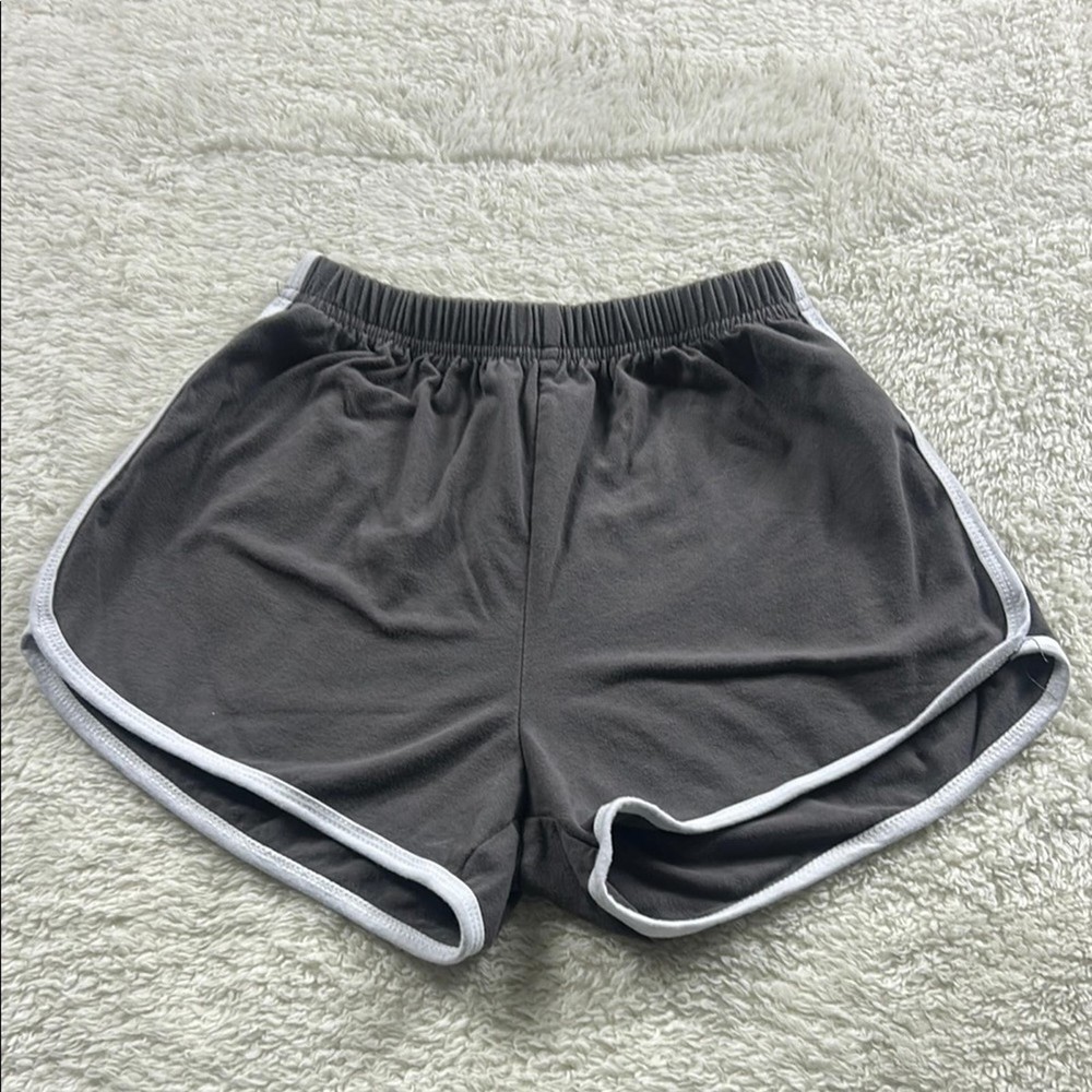 USATOT Women's Athletic Running Shorts Gray Size Small Activewear Lounge Casual