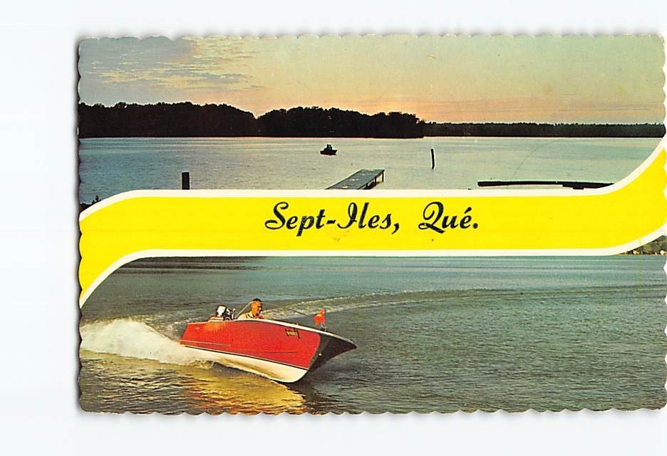 Postcard Scenic View Sept-Îles Quebec Canada