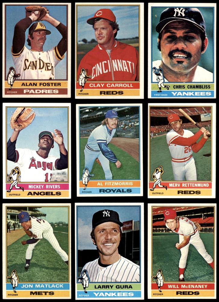 1976 Topps 100 Card Starter Set / Lot 4.5 - VG/EX+ 7305678