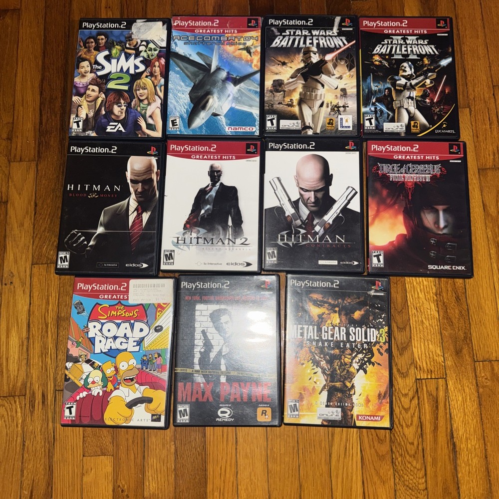 PlayStation 2 Game LOT of 11 All Tested & Working PS2 Games Complete
