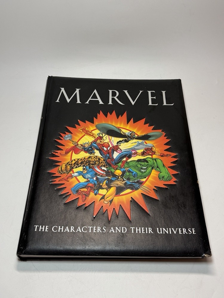 MARVEL The Characters and Their Universe Vol. 1 Leather Bound HC (2001) New