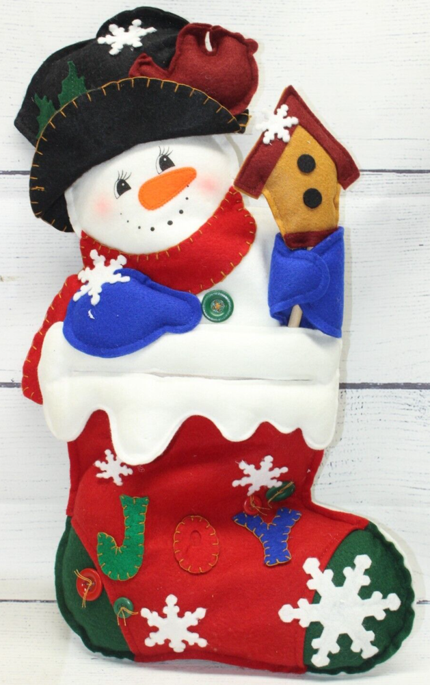 Snowman Christmas Card Holder Display 21