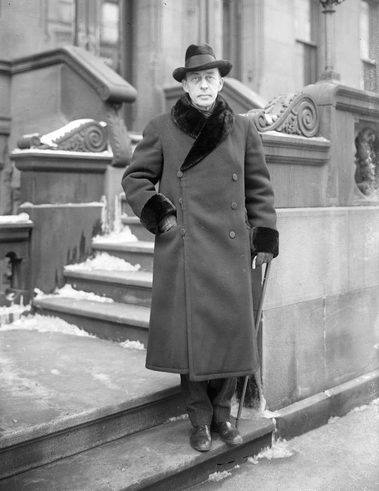 1915-1920 Composer Sergei Vasilievich Rachmaninoff Old Photo 8.5