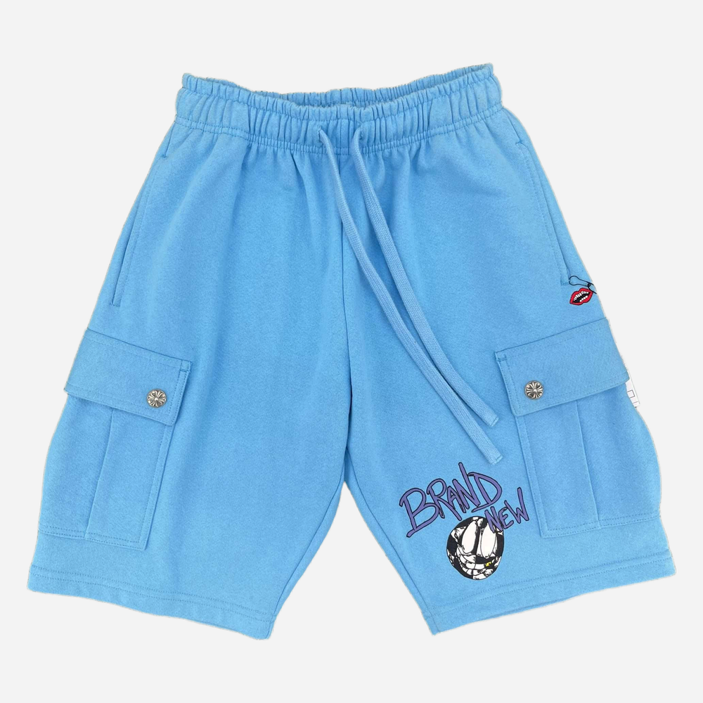 Chrome Hearts Matty Boy Cargo Blue Shorts