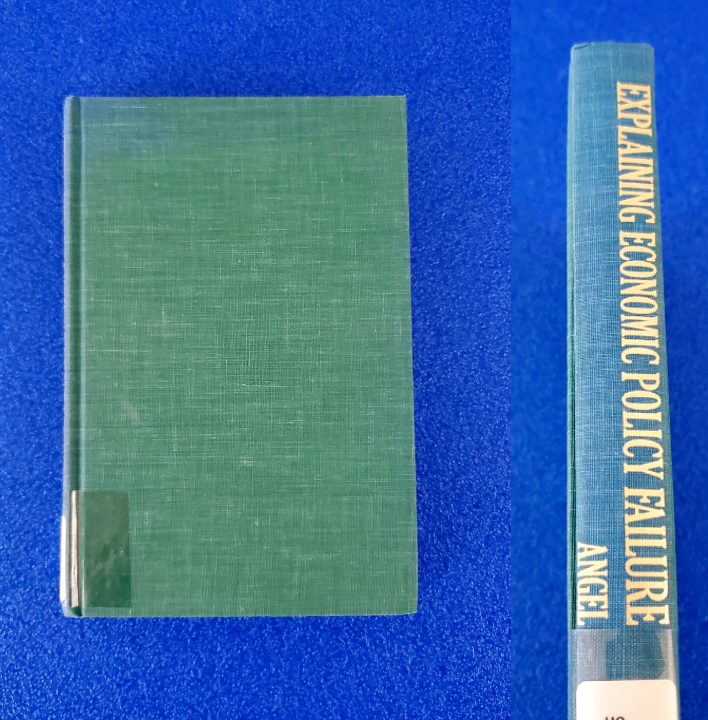 EXPLAINING ECONOMIC POLICY FAILURE HARDCOVER FOREIGN FINANCE 1991 FREE SHIPPING