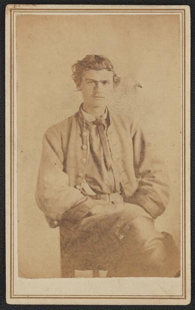 Captain Richard A. Blandford of Co. G, 8th Kentucky Cavalry Regiment in uniform