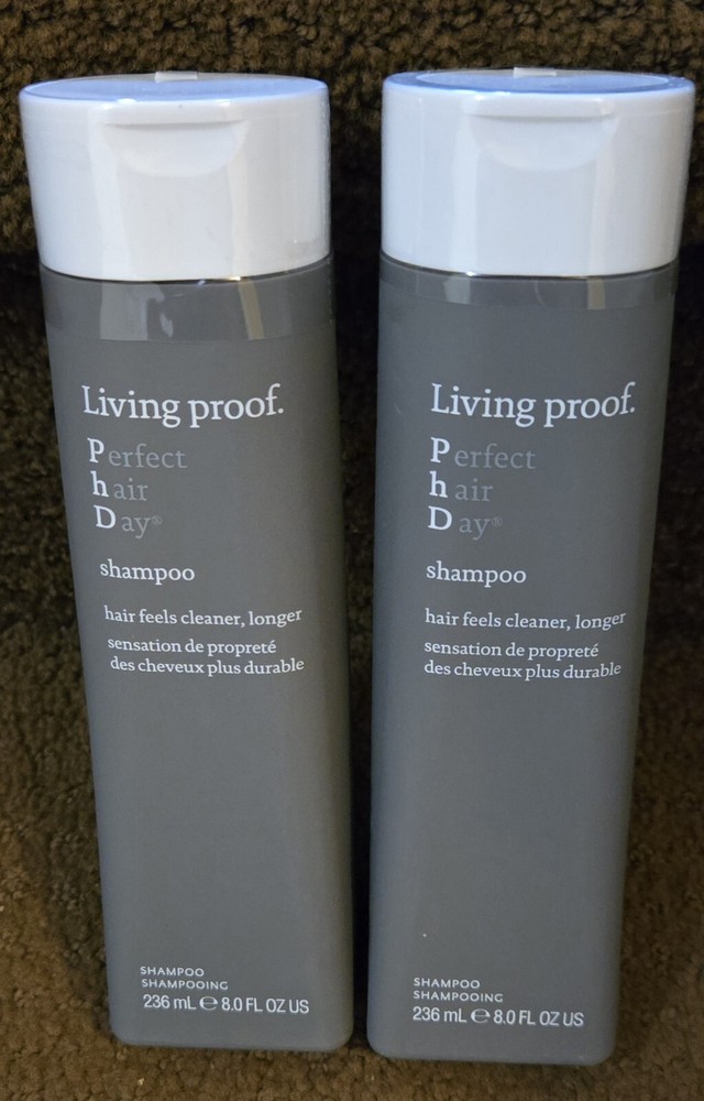 2 pack!! Living proof Perfect hair Day Shampoo, 8 oz NEW
