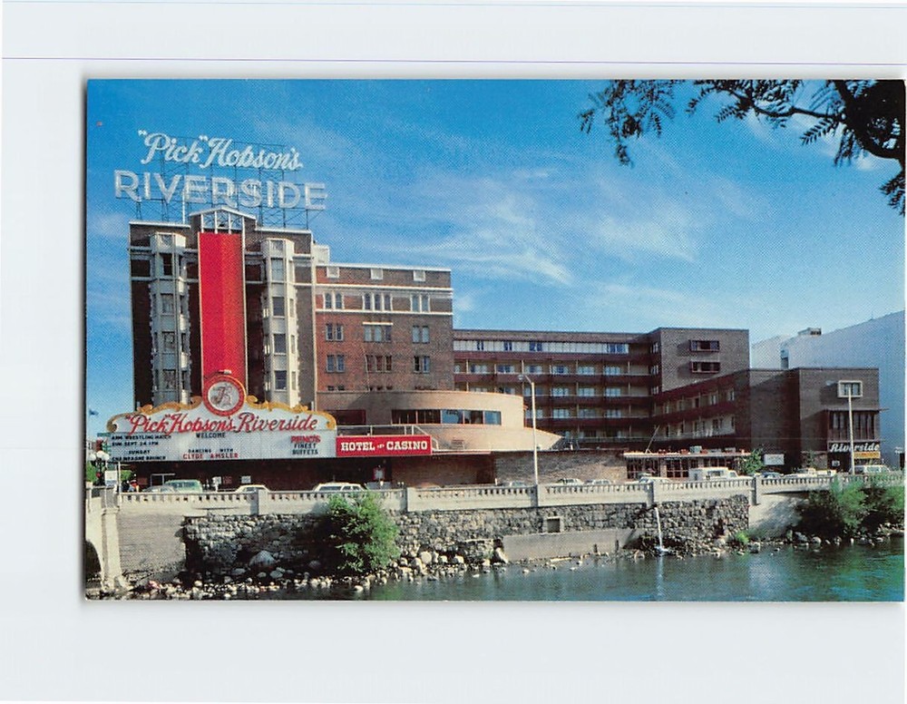Postcard Pick Hobson's Riverside Reno Nevada USA