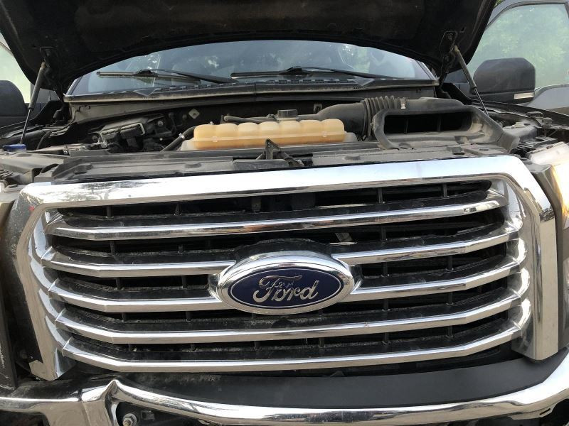 2015 2016 2017 FORD F150 XLT Upper Grille 5 Chrome Bars Chrome Surround   879604