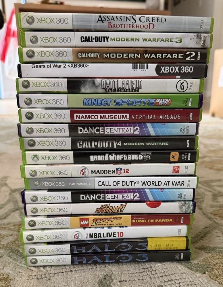 Lot (18) Xbox 360 Games