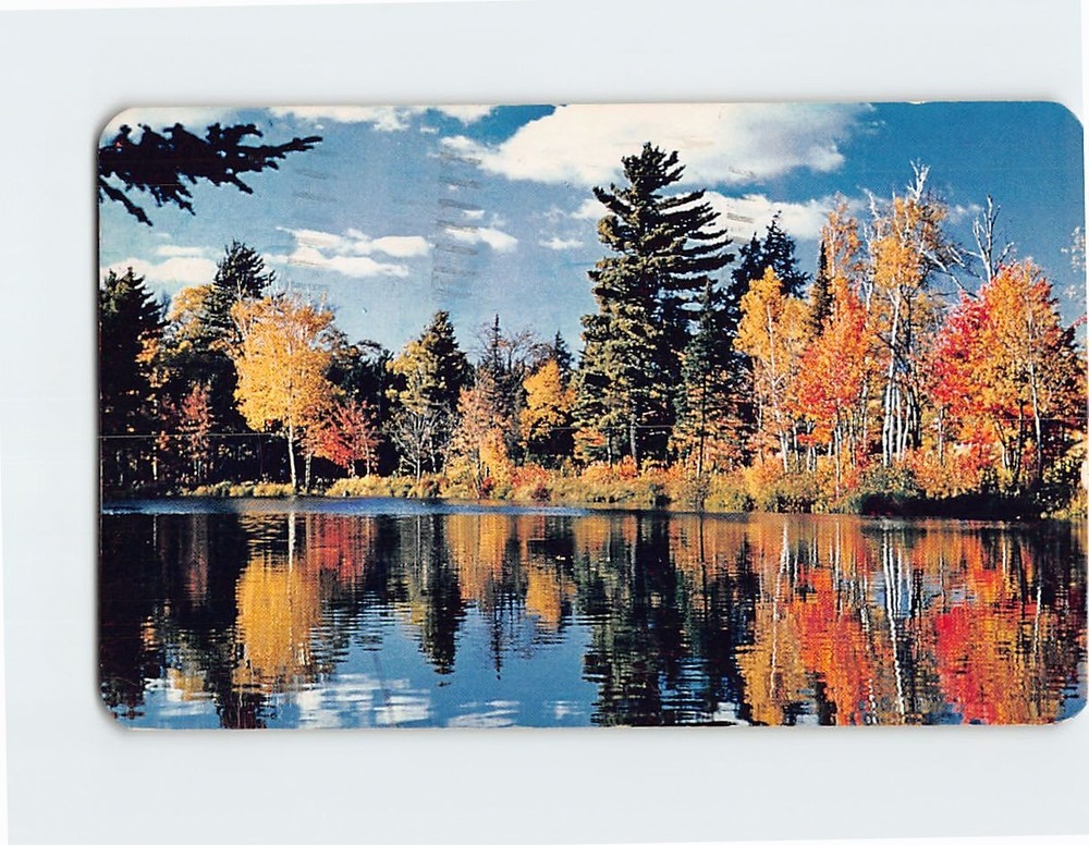 Postcard Nature's Glory is Reflected in this Colorful Autumn Scene