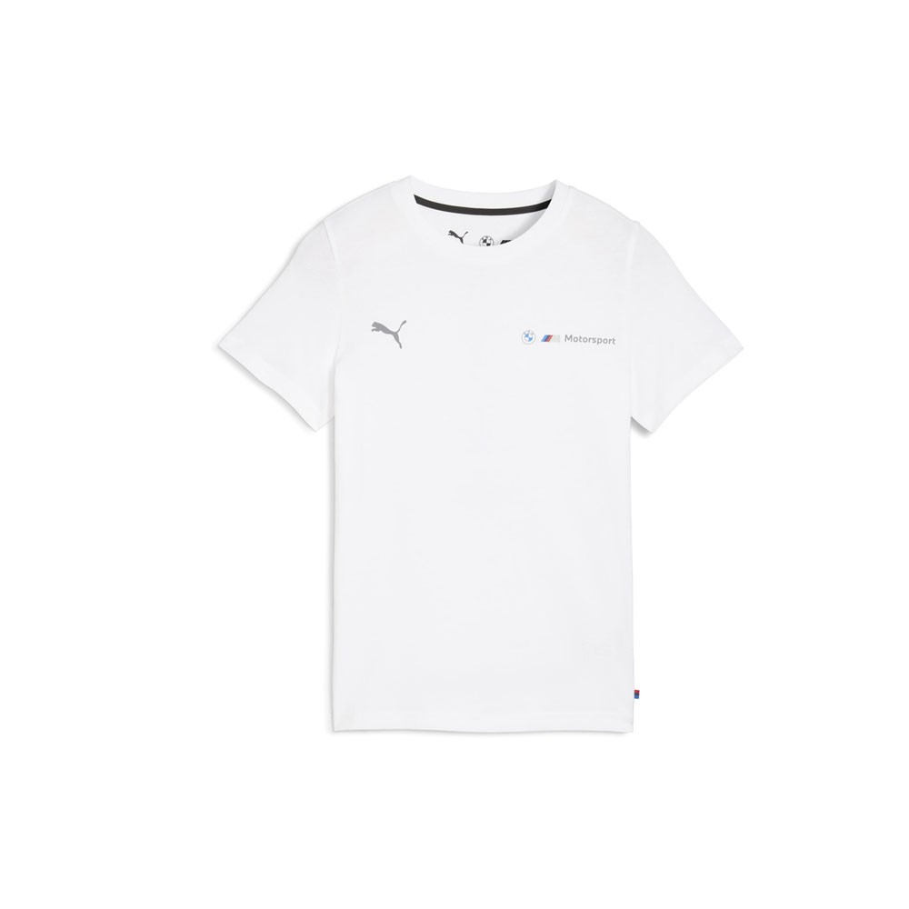 PUMA Bmw M Motorsport Essentials Motorsport Crew Neck Short Sleeve T-Shirt Youth