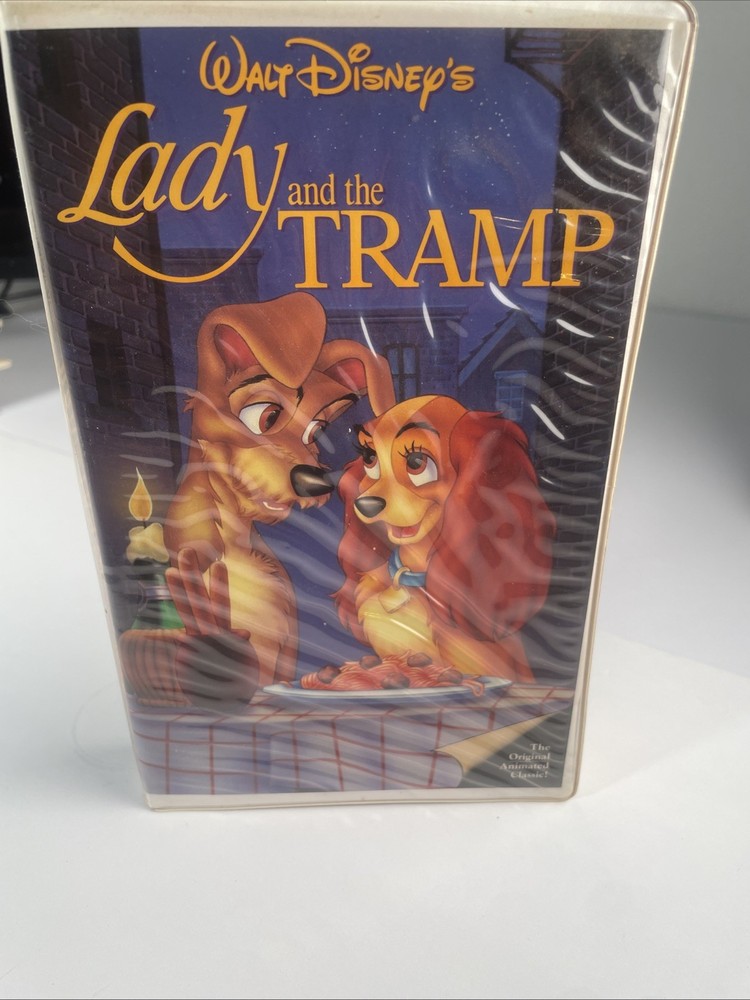 Walt Disney's Lady and the Tramp VHS Black Diamond Edition